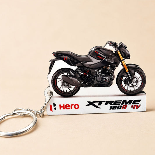 Xtreme 160R 4V - Personalized Hero Keychain - Wood, Acrylic, Metal Printed