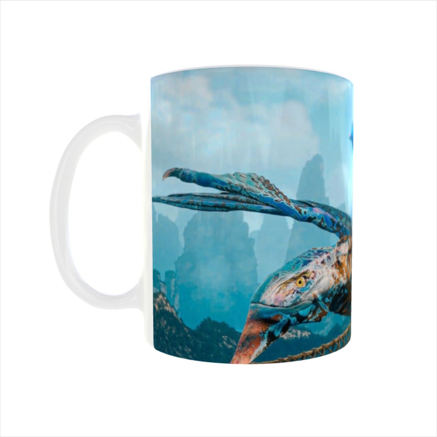 Avatar Rise of Pandora Warrior Printed Ceramic Mug + Keychain Combo