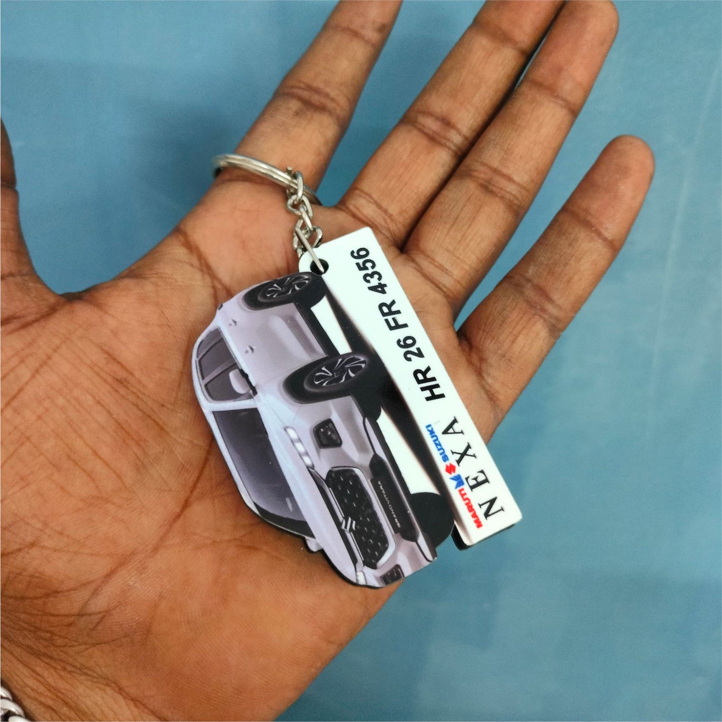 Grand Vitara - Personalized  Maruti Suzuki Nexa Keychain - Wood, Acrylic, Metal Printed