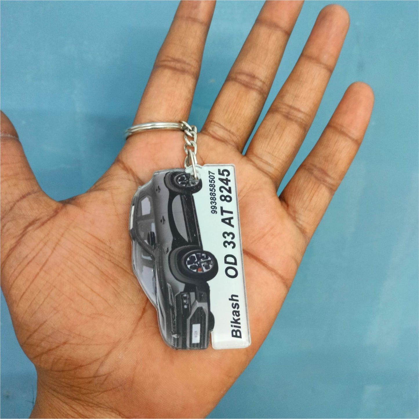 Kiger - Personalized Renault Car Keychain - Wood, Acrylic, Metal Printed