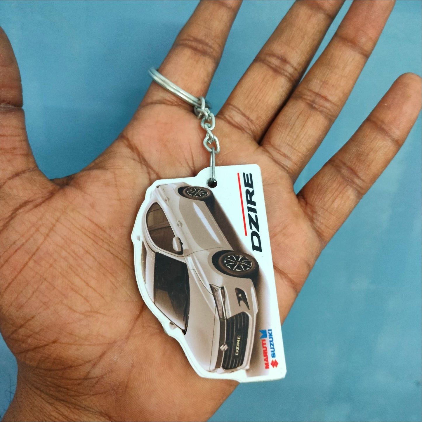 Dzire (2024) - Personalized  Maruti Suzuki Keychain - Wood, Acrylic, Metal Printed