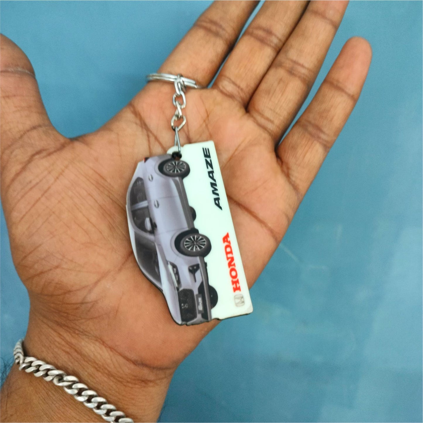 Amaze  (New) - Personalized Honda Car Keychain - Wood, Acrylic, Metal Printed