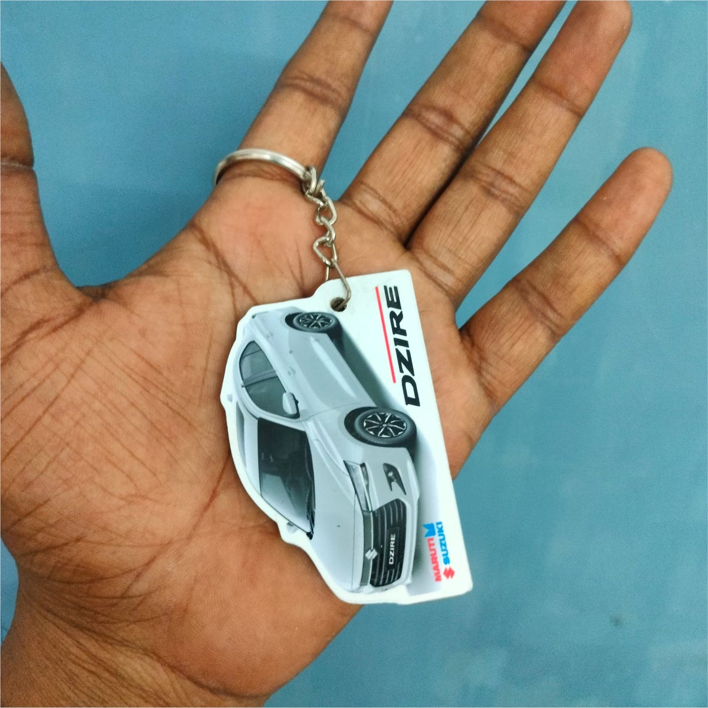 Dzire (2024) - Personalized  Maruti Suzuki Keychain - Wood, Acrylic, Metal Printed