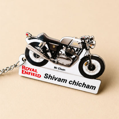Continental GT 650 - Personalized Royal Enfield Printed Keychain