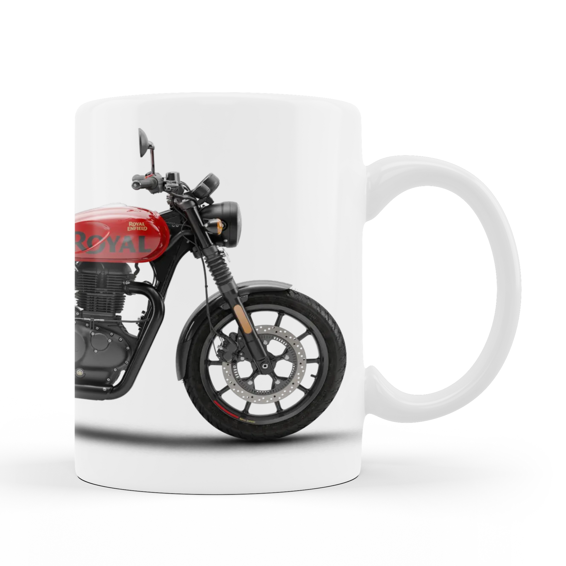 Hunter 350 - Personalized Royal Enfield Two-Sided Sublimation Keychain + Mug Combo