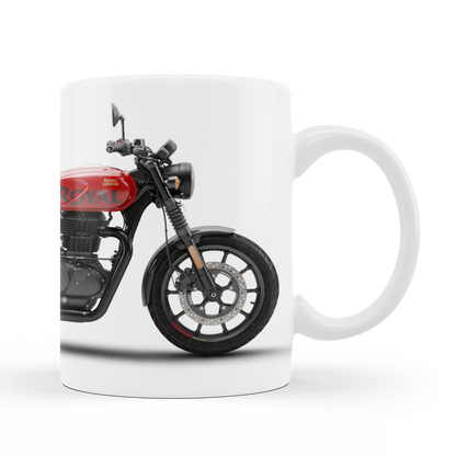 Hunter 350 - Personalized Royal Enfield Two-Sided Sublimation Keychain + Mug Combo