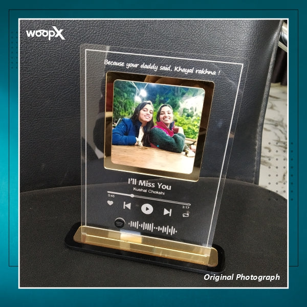 Customized Spotify Acrylic Music Plaque