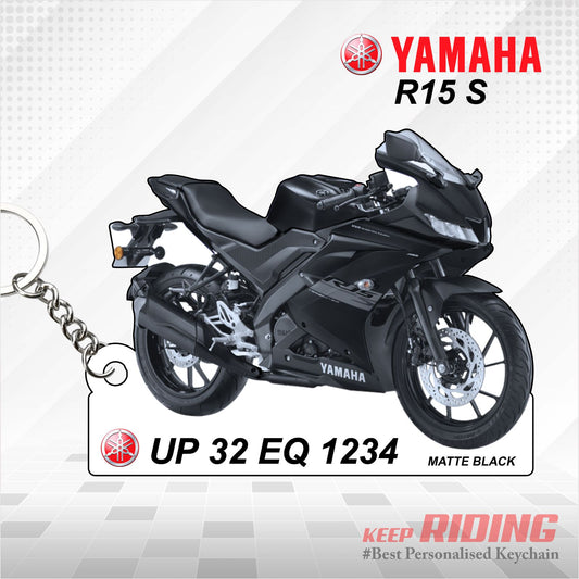 R15S - Personalized Yamaha Keychain - Wood, Acrylic, Metal Printed
