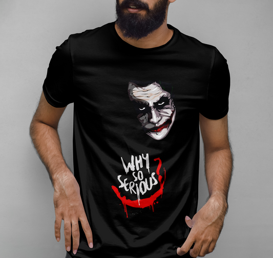 Joker - Why so Serious Graphic Printed T-shirt