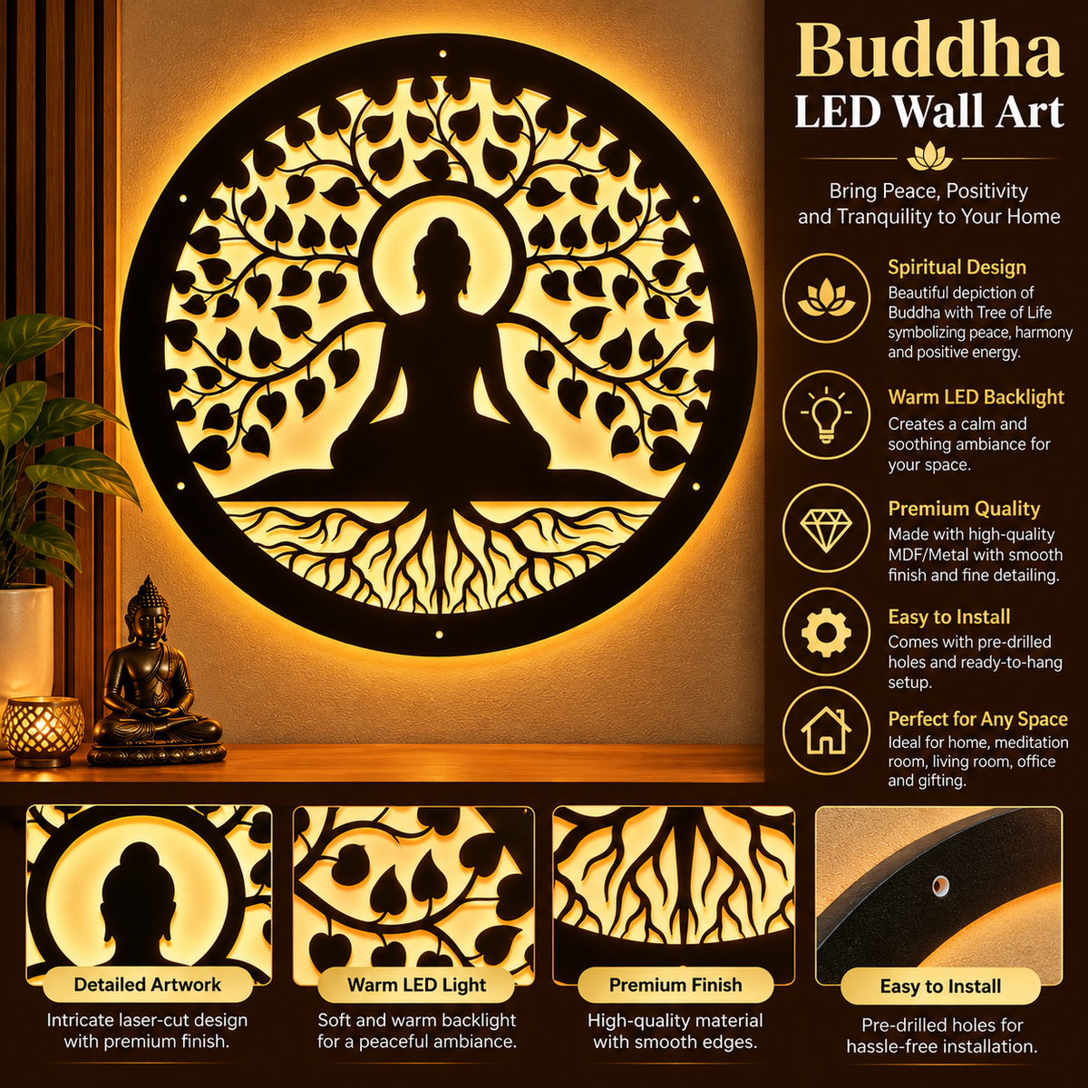 Buddha JI Wall Art