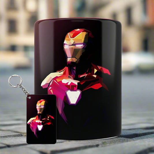 Iron Man Illustration 2020 Mug + Keychain Set - Marvel Collection