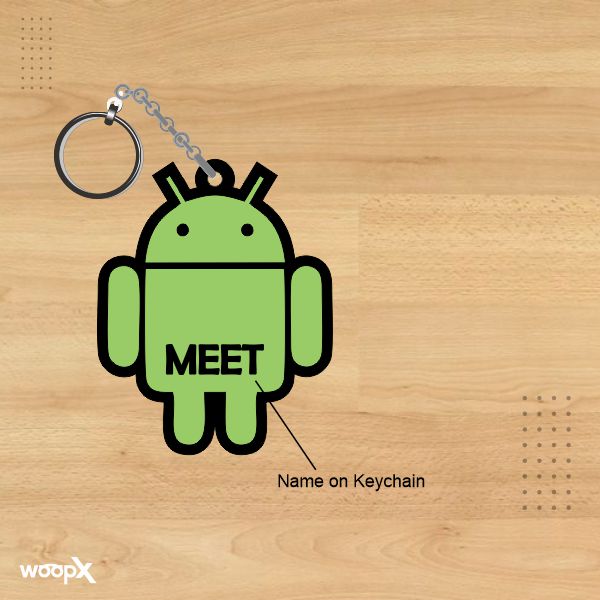 Personalised - Android Enthusiast Printed Keychain